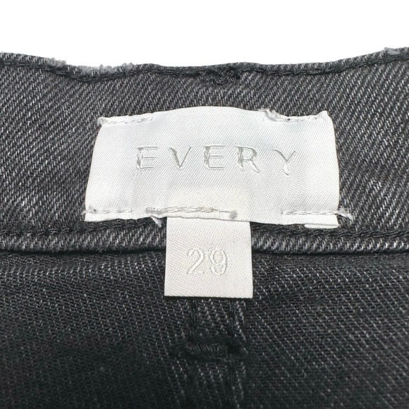 EVERY | Women | Noah Faded Black High Rise Slim Jeans | Size 29 - Picture 7 of 10